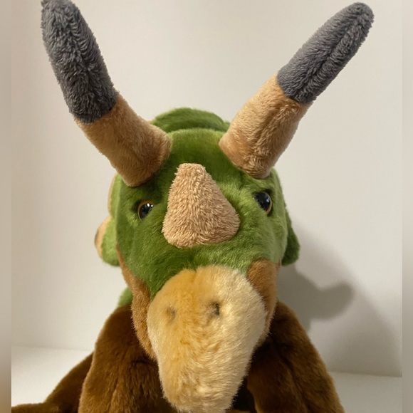 Adventure Planet Heirloom Floppy Triceratops 12 inch Dinosaur Stuffed Animal Toy - Picture 5 of 10